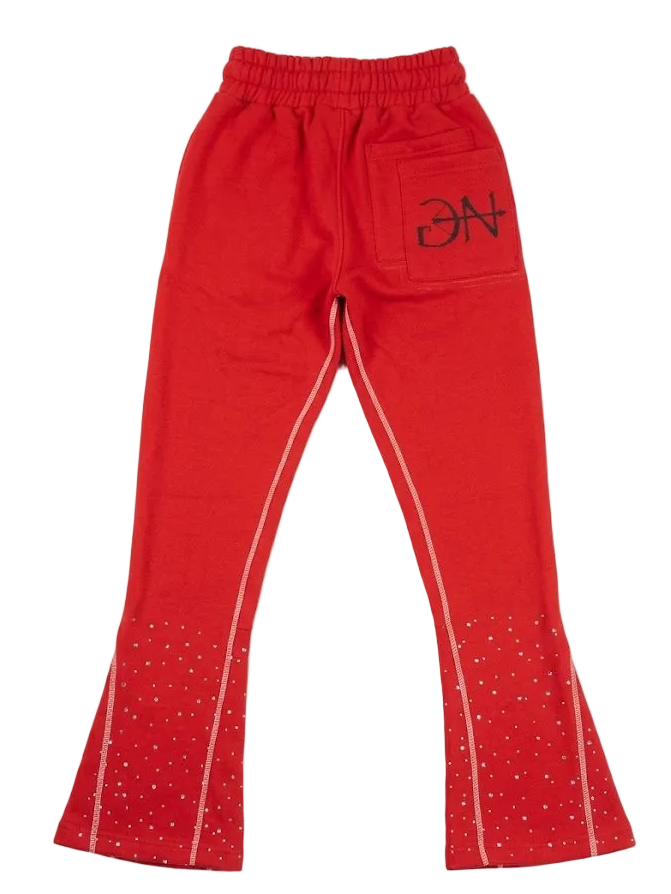Red Rhinestones Set