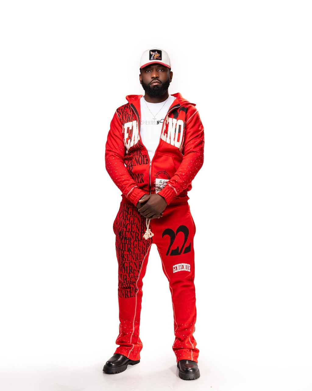 Red Rhinestones Set