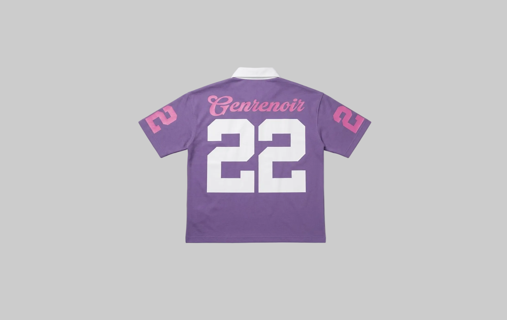 Purple Jersey Polo Shirt