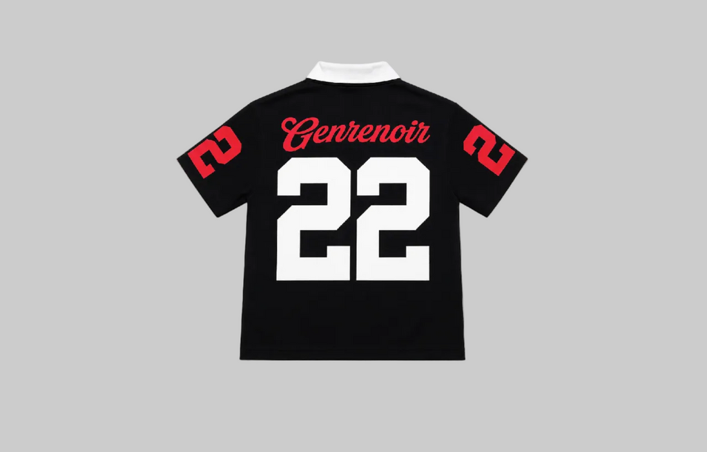 Black Jersey Polo Shirt