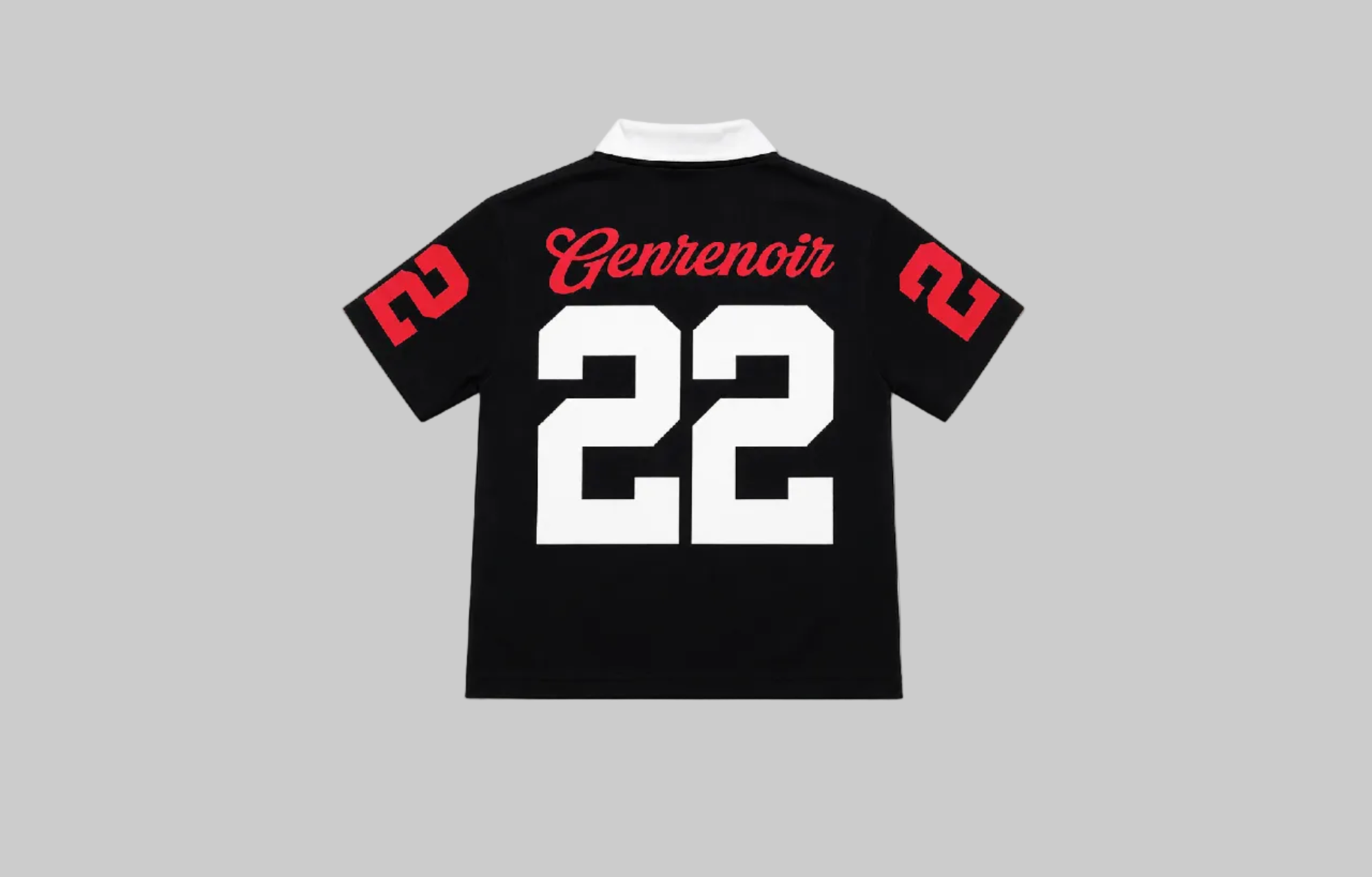 Black Jersey Polo Shirt