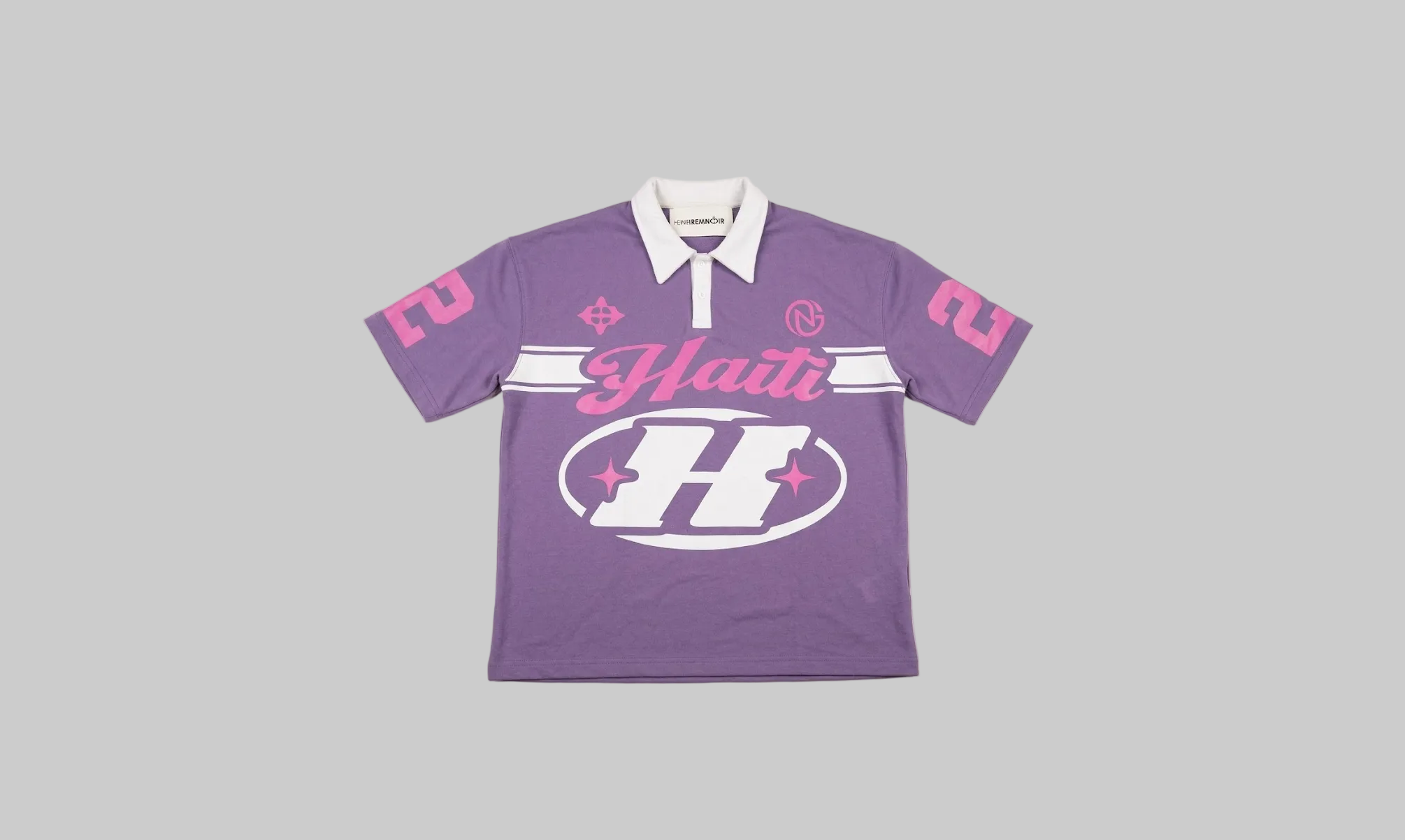 Purple Jersey Polo Shirt